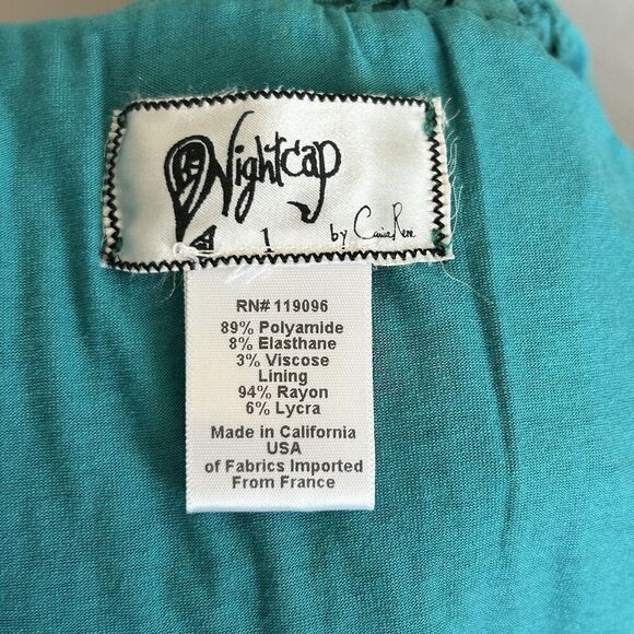 Nightcap Dress Size 1 XS Dixie Lace Cutout Mini Mock Neck Sleeveless Bodycon - Picture 6 of 7